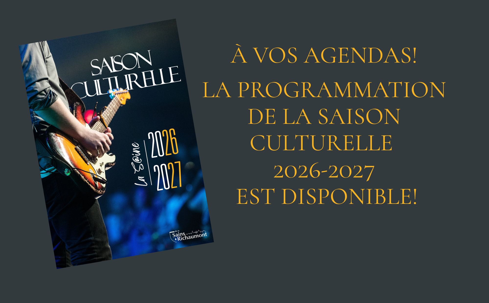 SAISON CULTURELLE 2026- 2027